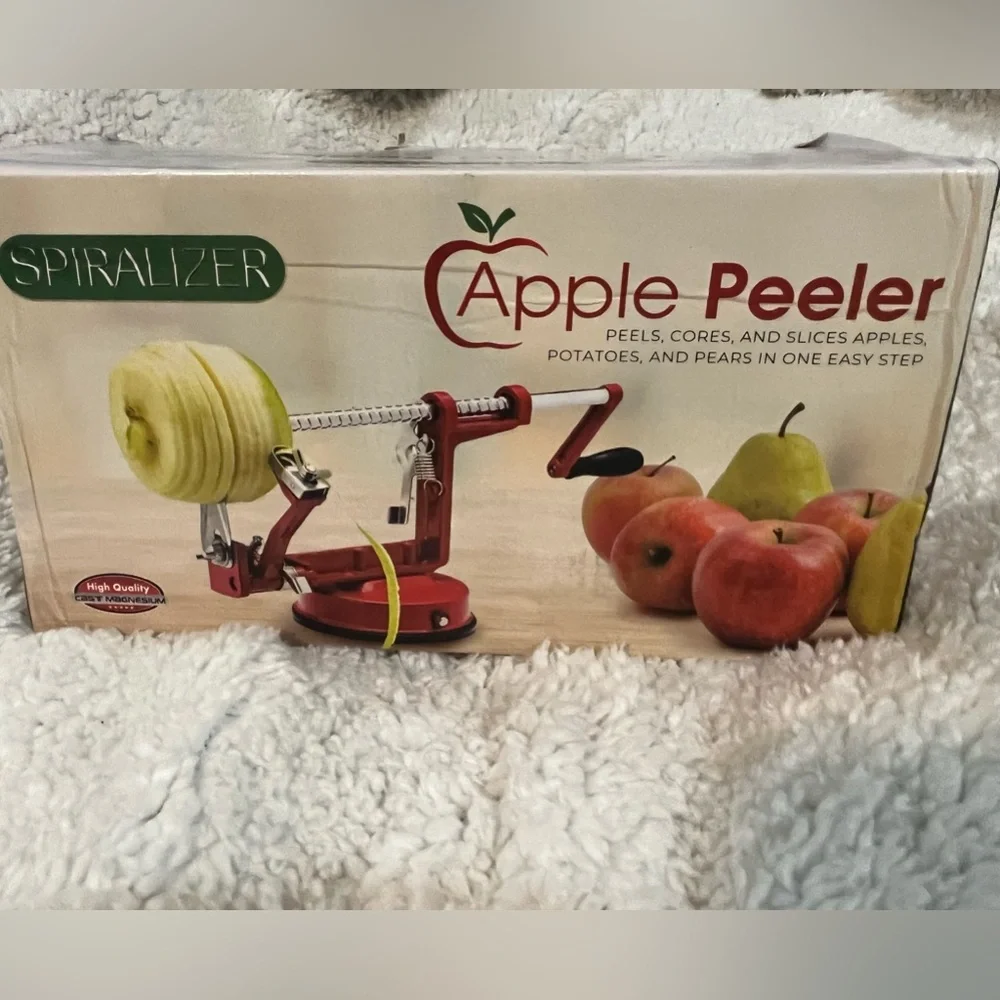 Apple/Potato Peeler Corer by Spiralizer, Durable‎ Heavy Duty Die Cast Magnesium